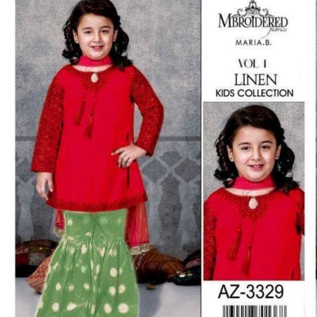Inspired By Maria B. - 2 Pcs Quality Linen Fabric