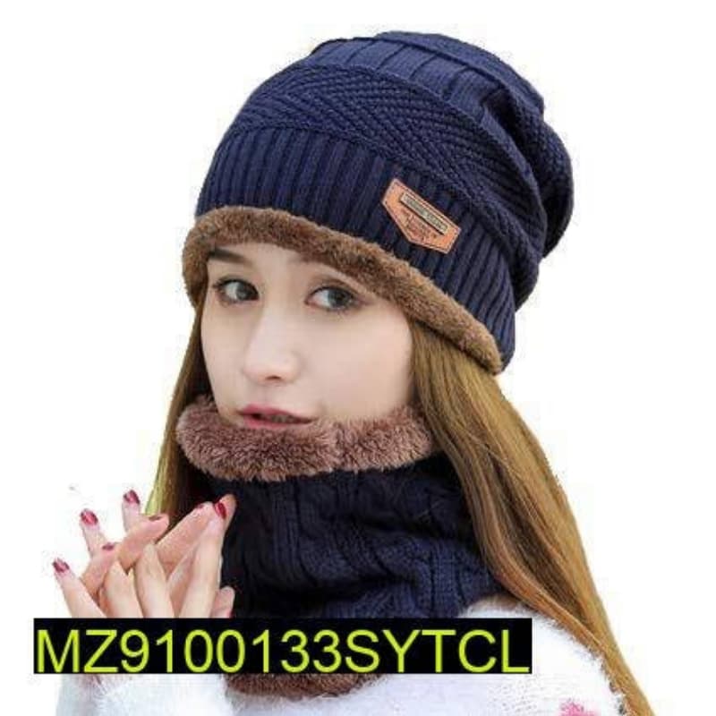 Wool Cap With Neck Warmer